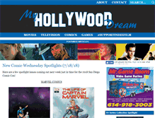 Tablet Screenshot of myhollywooddream.com